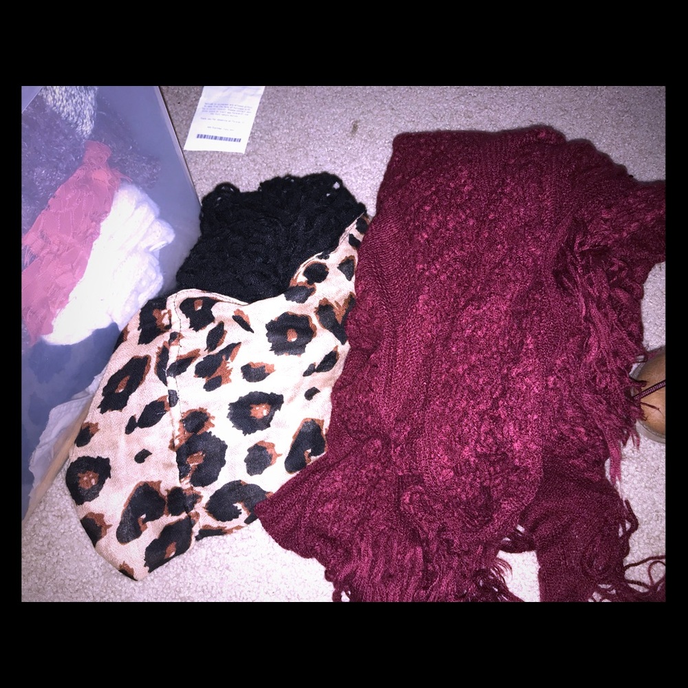 Scarf and poncho